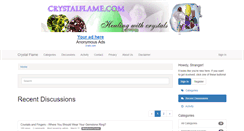 Desktop Screenshot of crystalflame.com